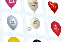 Werbeluftballons im Werbeartikel-Shop bestellen - Luftballons bedruckt mit Werbung