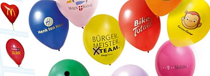Zubehör für bedruckte Luftballons mit Werbung im Werbeartikel-Shop bestellen, Werbeluftballons bedruckt