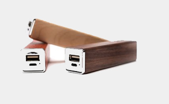 POWER BANK USB aus Holz mit Lasergravur oder Druck