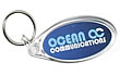 Schlüsselanhänger "Oval" mit Werbung - bedrucktes Werbegeschenk von Werbeartikel Fisch